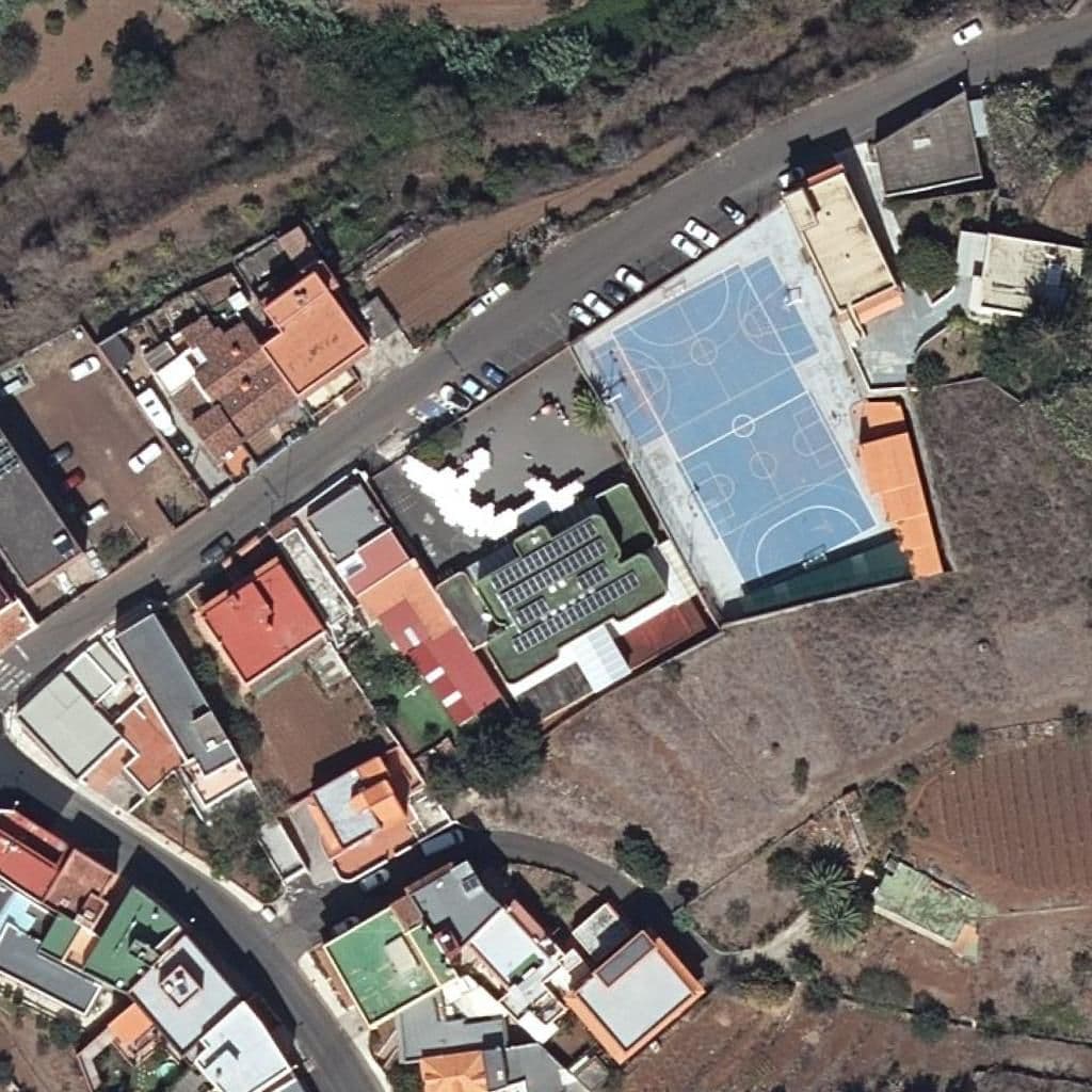 Aerial view of the grounds of CEIP MELCHOR NÚÑEZ TEJERA
