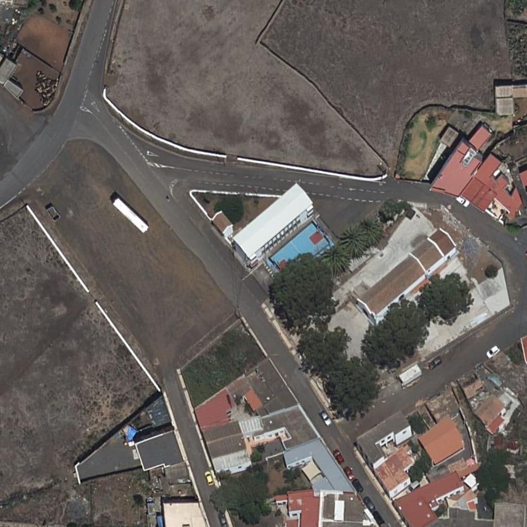 Вид згори на територію школи «CEIP SAN ANDRÉS»