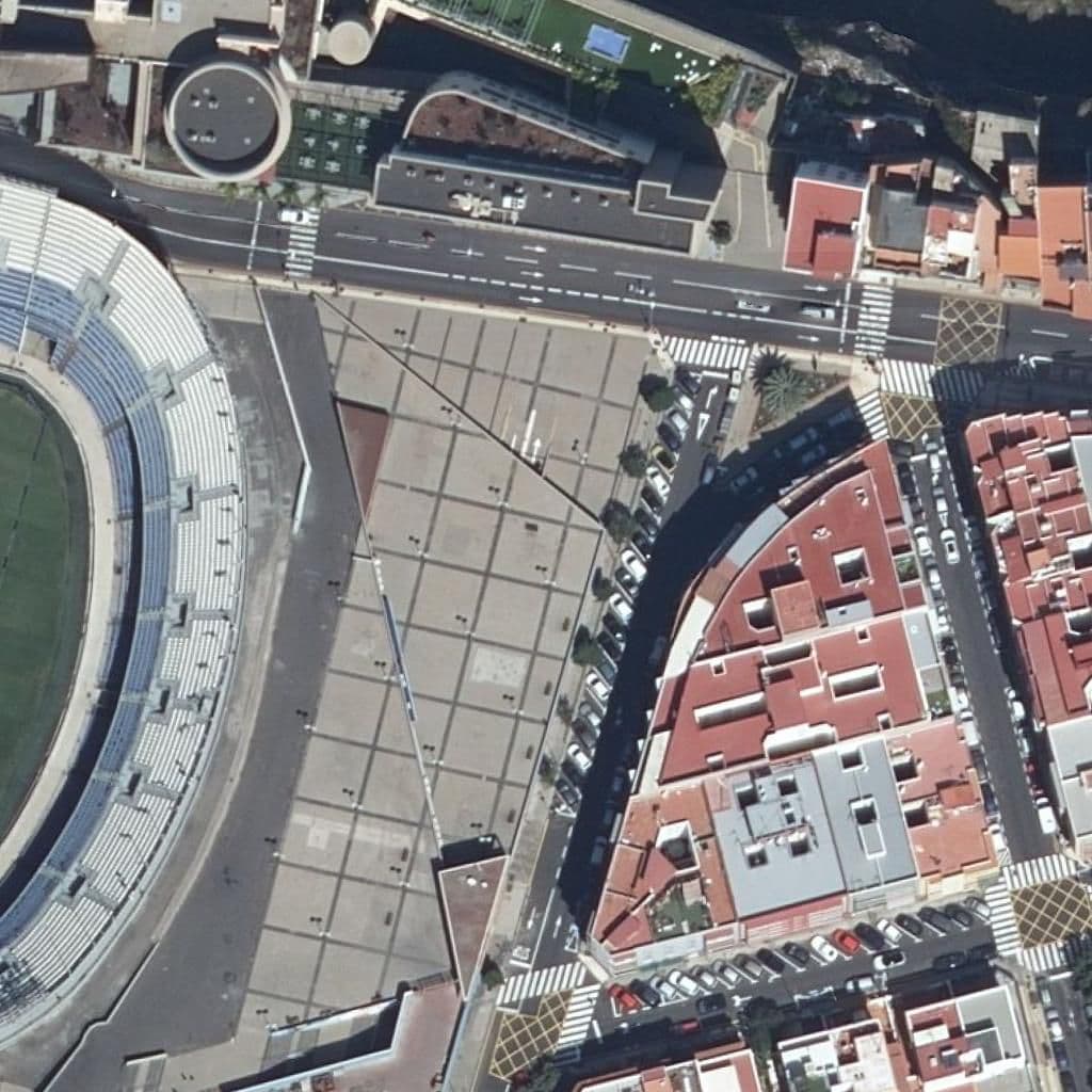 Aerial view of the grounds of CAEPA RADIO ECCA