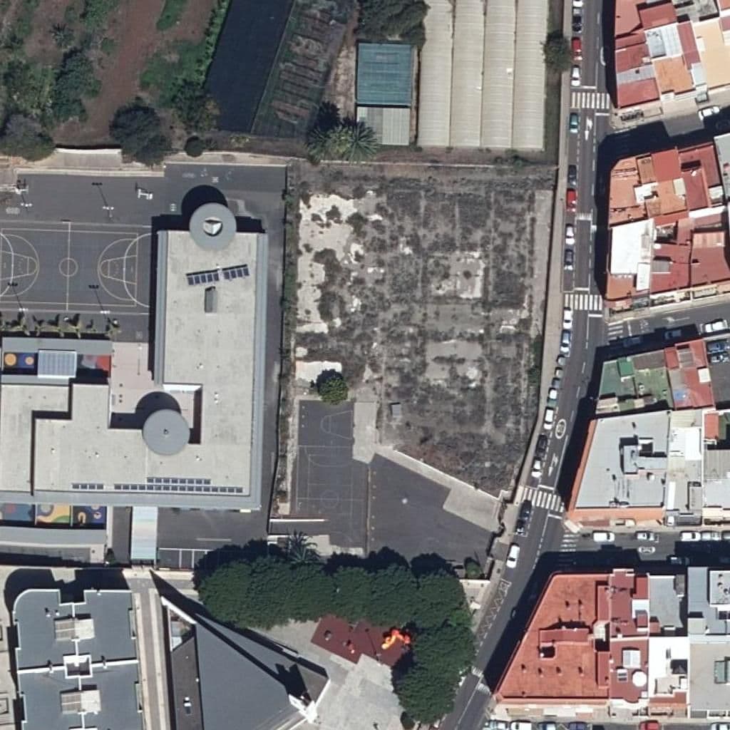 Aerial view of the grounds of CEIP CLORINDA SALAZAR