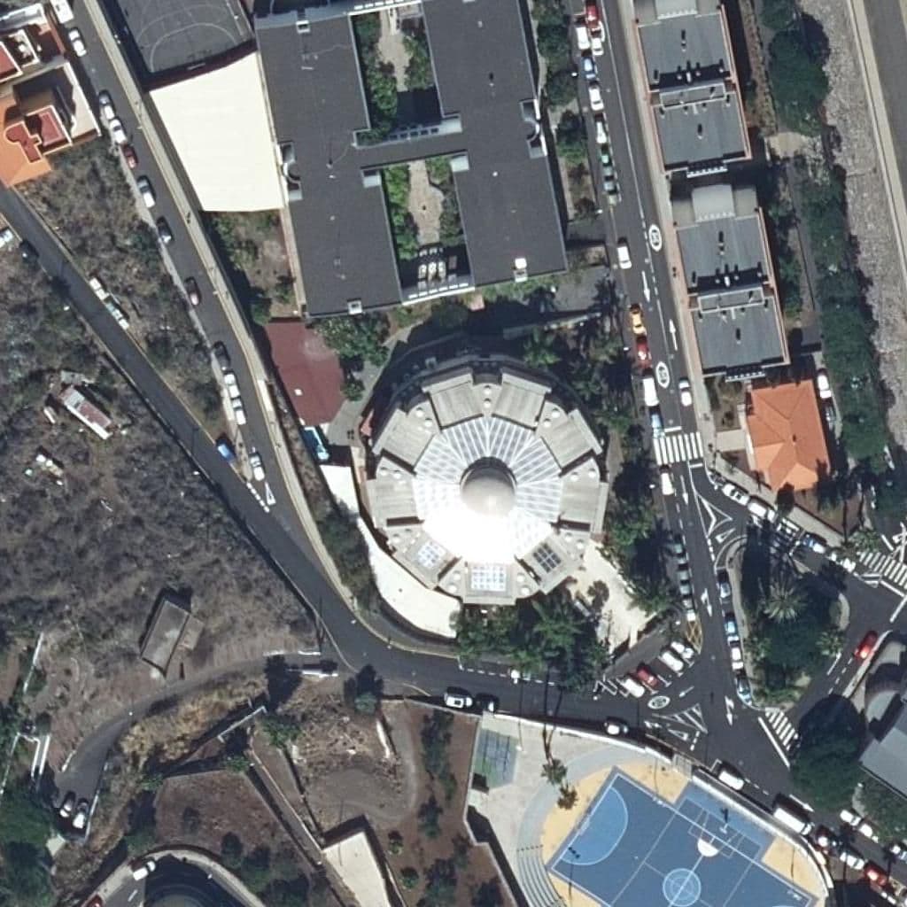 Aerial view of the grounds of IFPMP SANTA CRUZ DE TENERIFE