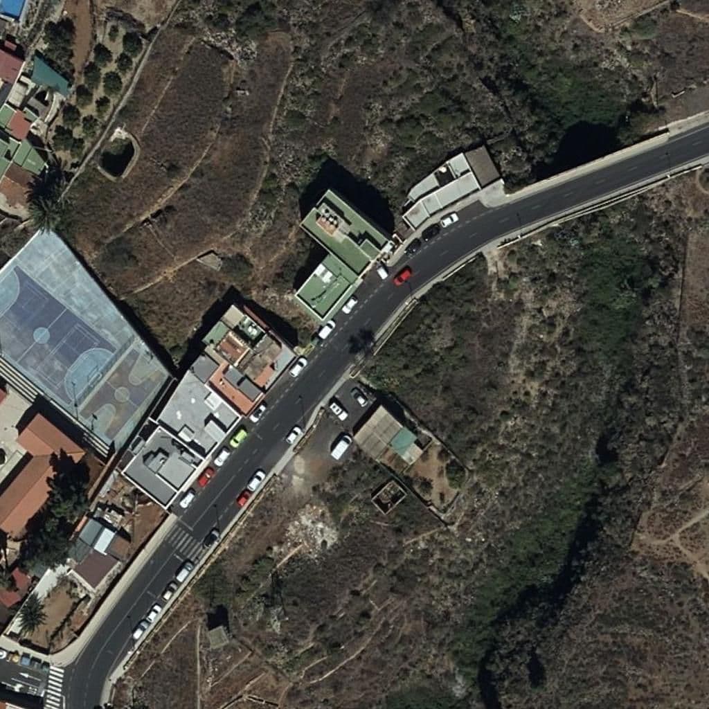 Aerial view of the grounds of CEIP LA PASADA