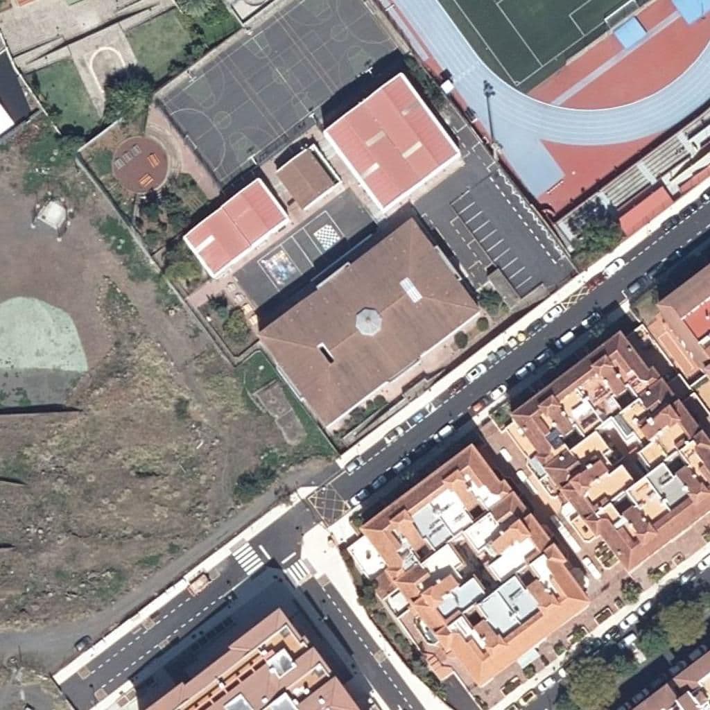 Aerial view of the grounds of IES EL MAYORAZGO