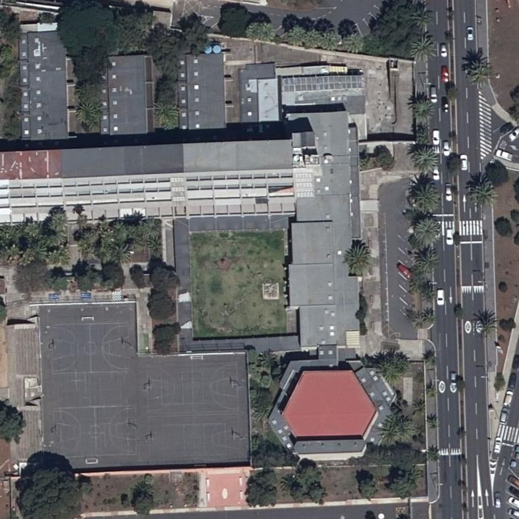 Aerial view of the grounds of RE PEDRO GARCÍA CABRERA