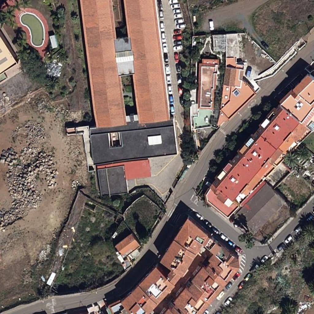 Aerial view of the grounds of IES SANTA BRÍGIDA