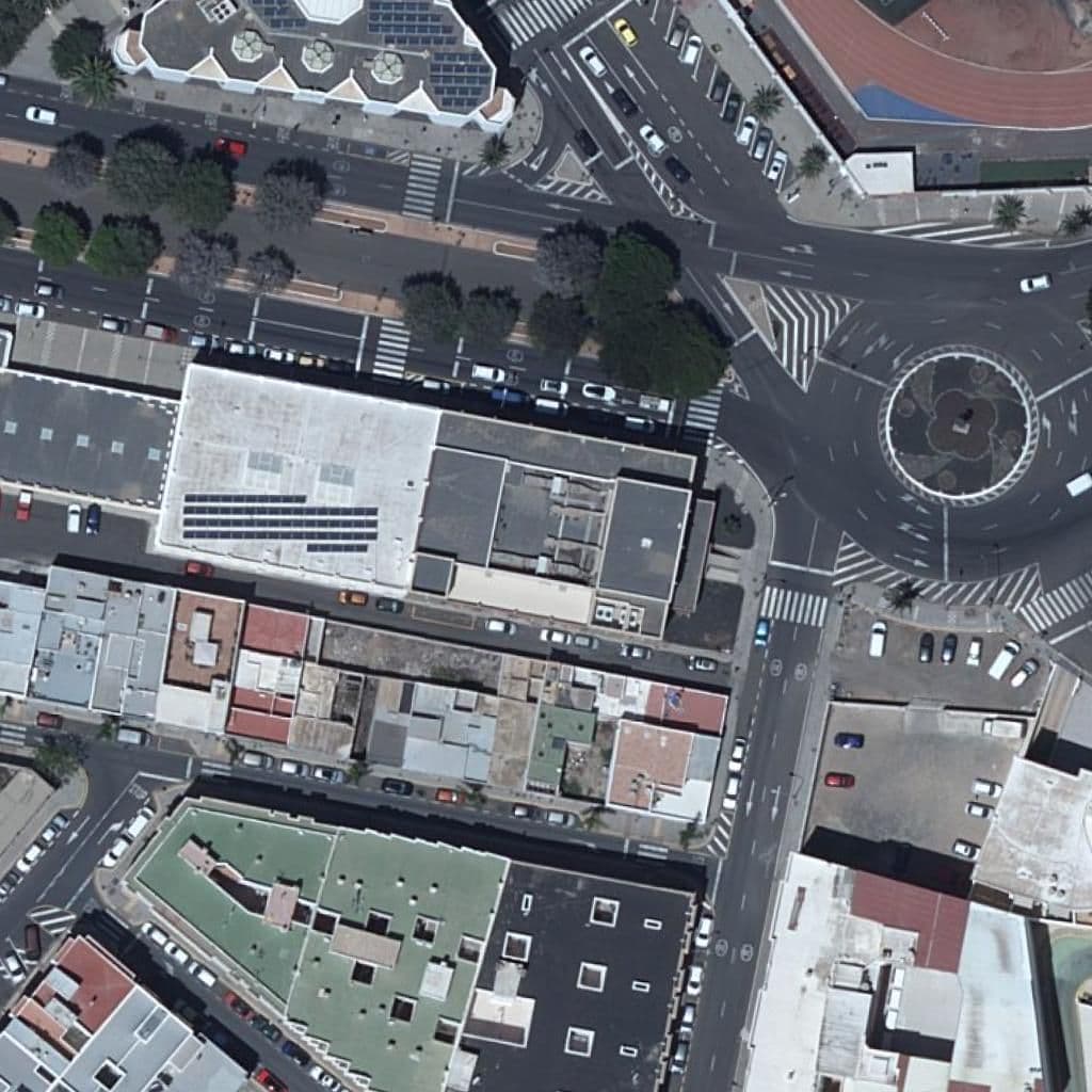 Aerial view of the grounds of EIM LANZAROTE