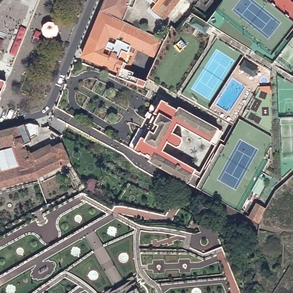 Aerial view of the grounds of EMMD VILLA DE LA OROTAVA