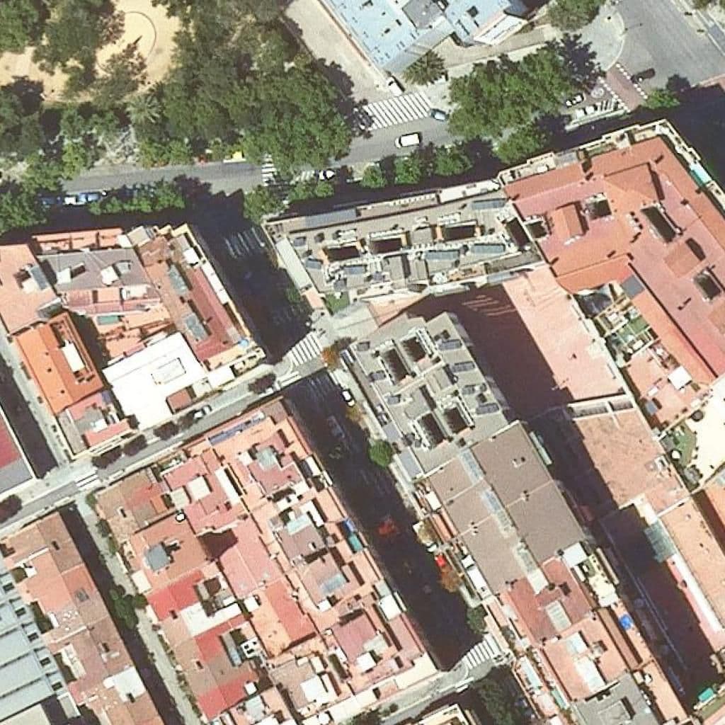 Aerial view of the grounds of Esclat