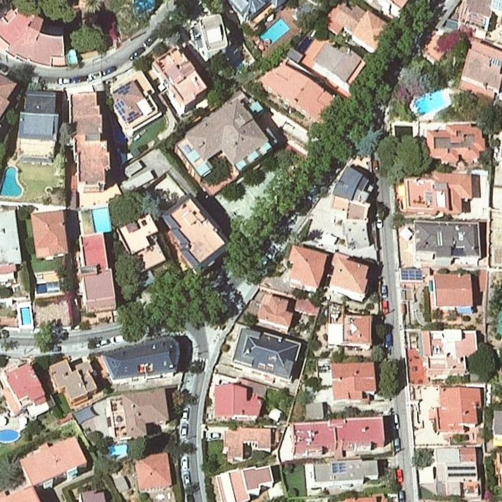 Aerial view of the grounds of Inglés