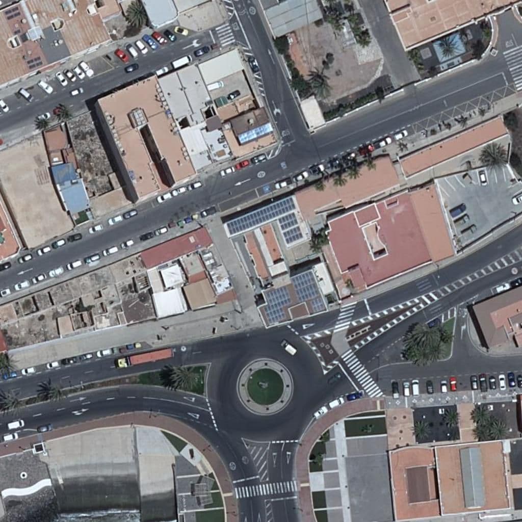 Aerial view of the grounds of EIM FUERTEVENTURA
