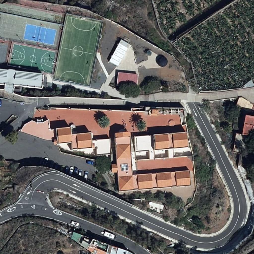 Aerial view of the grounds of CPEIS ARENAS ATLANTICO