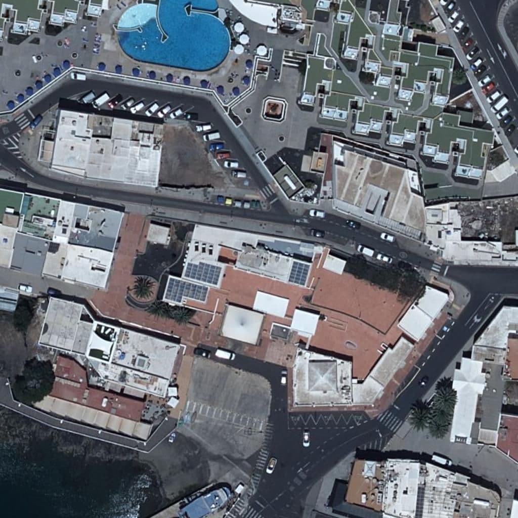 Aerial view of the grounds of AEOI TÍAS