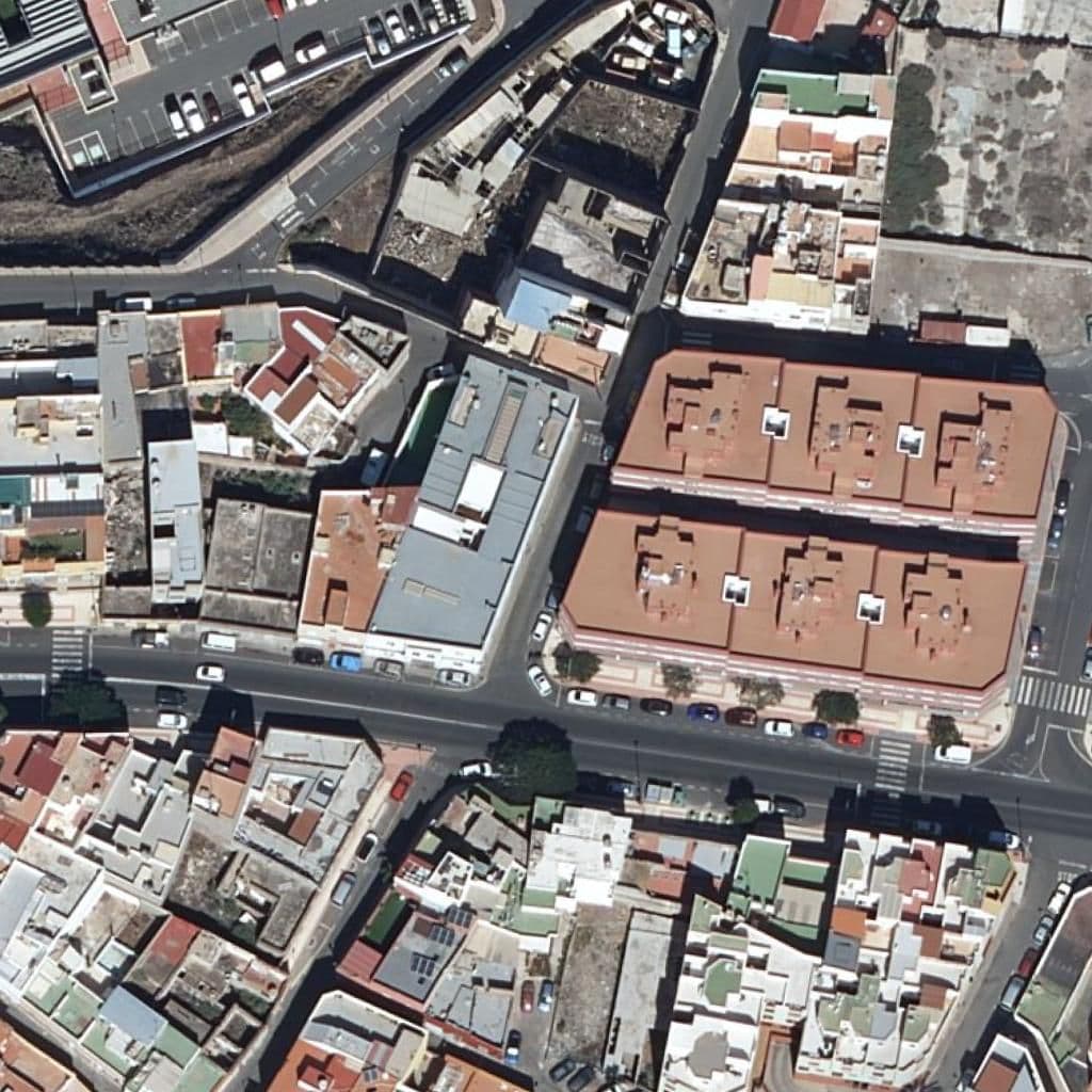 Вид сверху на территорию школы «CPEI LOS NARANJITOS II»