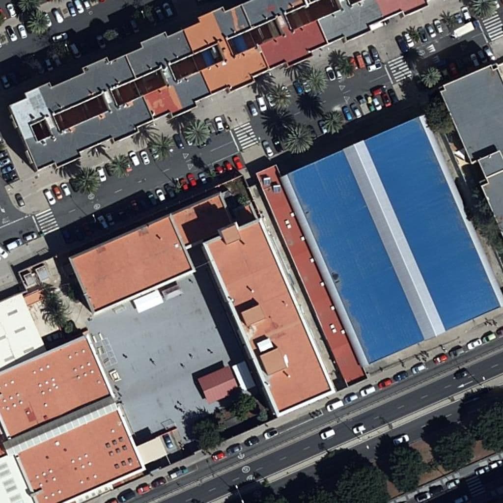 Aerial view of the grounds of CIFP CRUZ DE PIEDRA