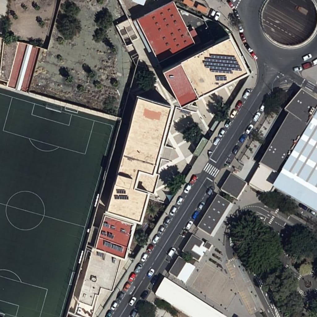 Aerial view of the grounds of CIFP SAN CRISTOBAL
