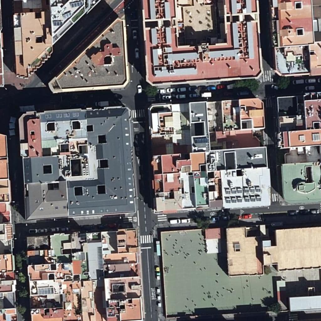 Aerial view of the grounds of CPEI TU JARDÍN