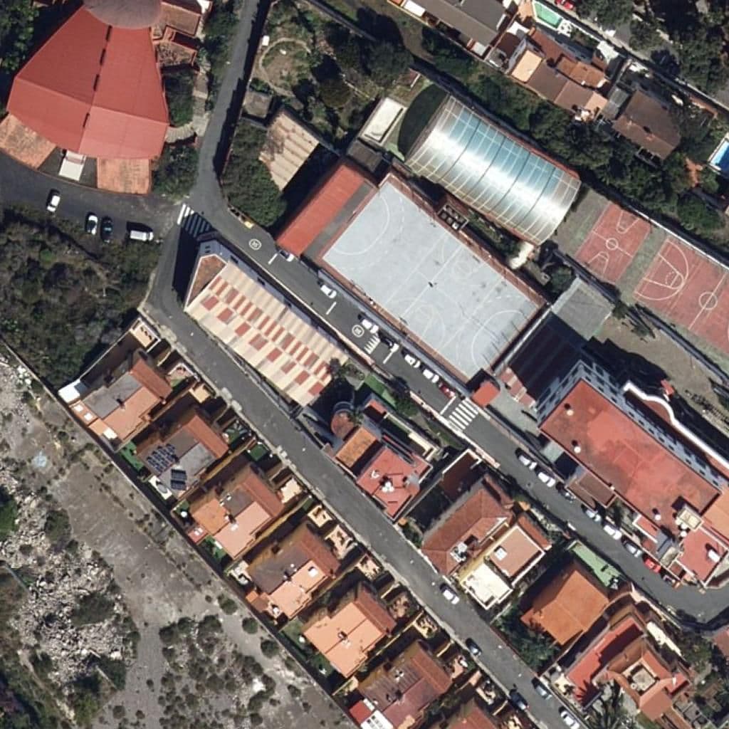 Aerial view of the grounds of CPEI LOS JAIMITOS