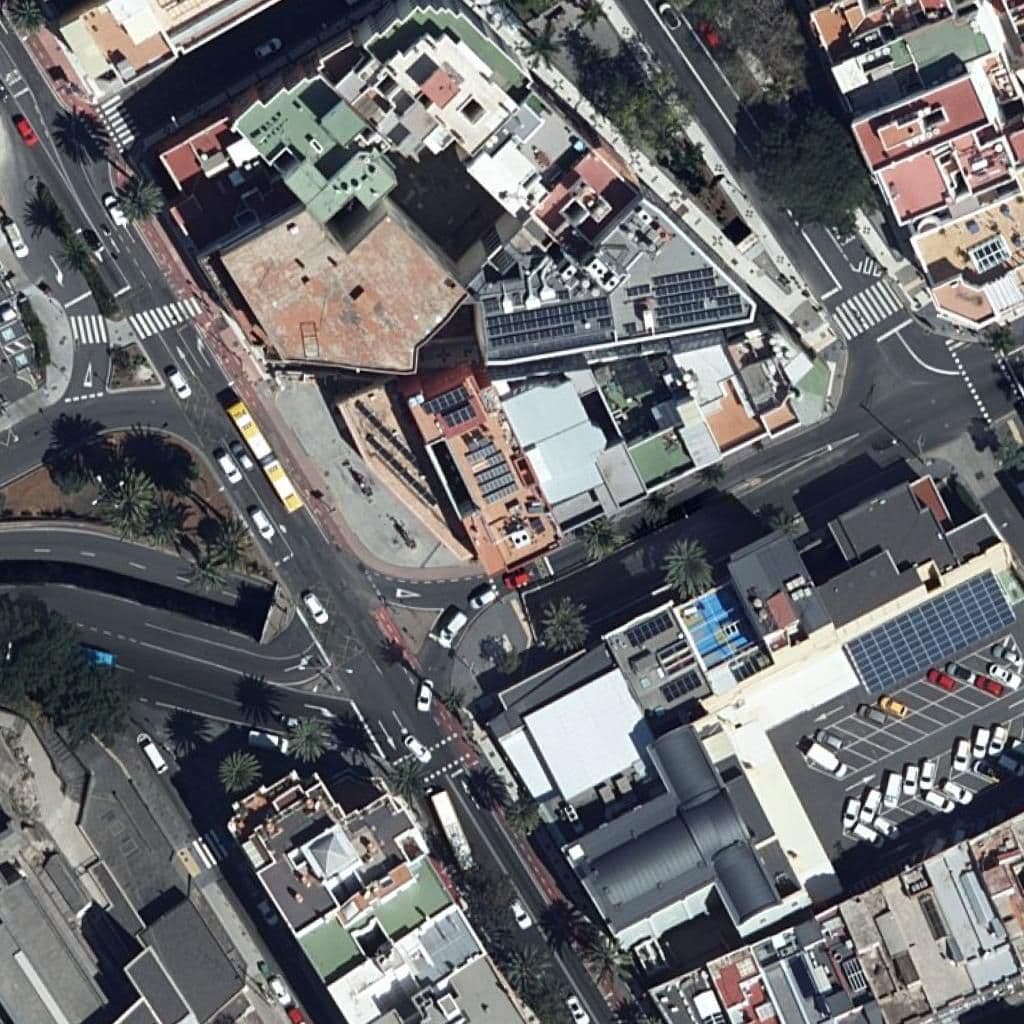 Aerial view of the grounds of CIPFP INSTITUTO FOCAN