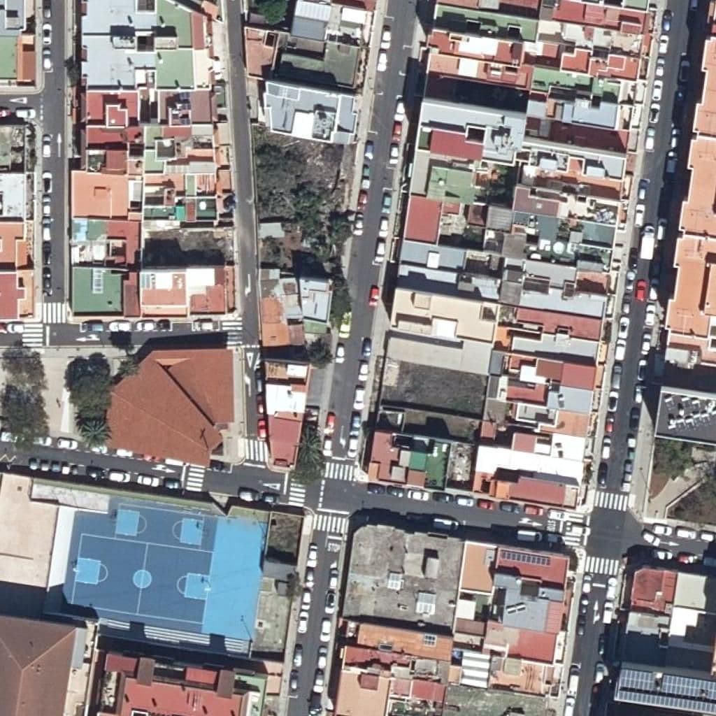 Aerial view of the grounds of EEI LA CUESTA