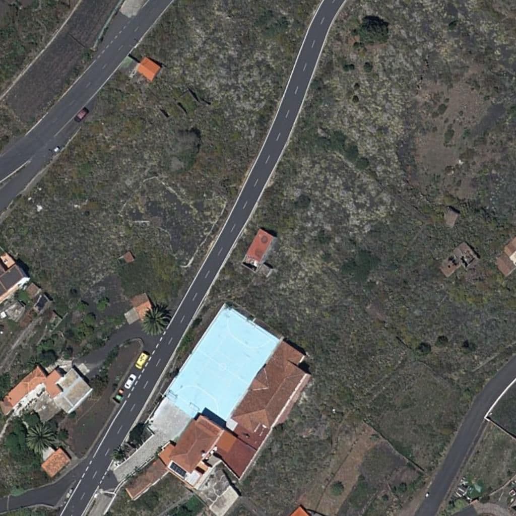 Aerial view of the grounds of EEI LAS CALETAS