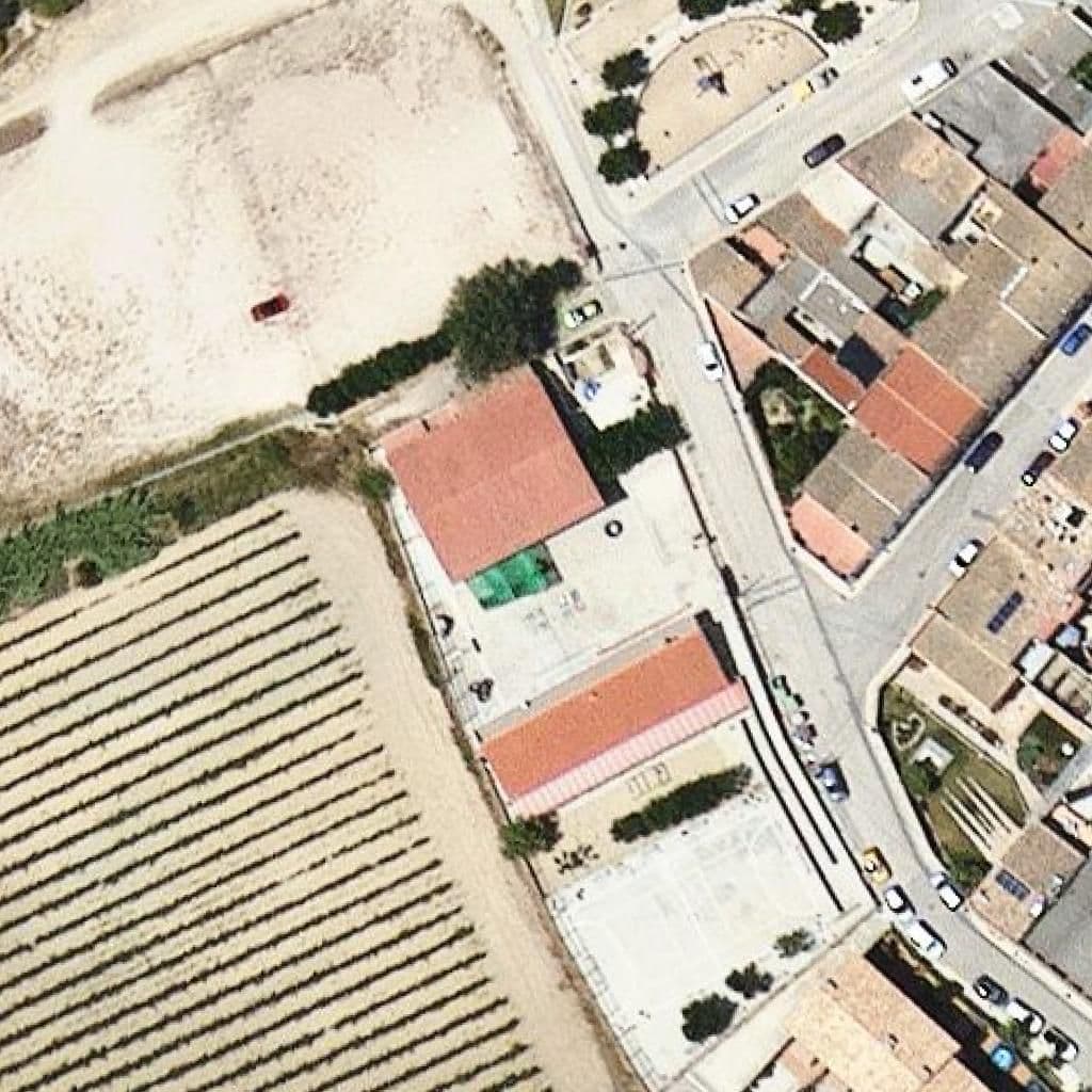 Вид згори на територію школи «Escola Montanyans»