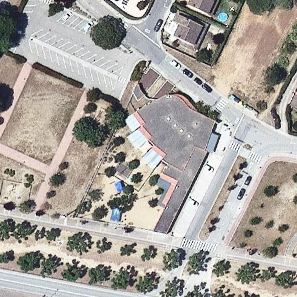 Aerial view of the grounds of Llar d'infants de Vallromanes