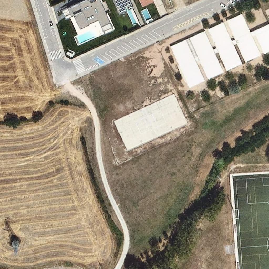 Aerial view of the grounds of Institut Gurb