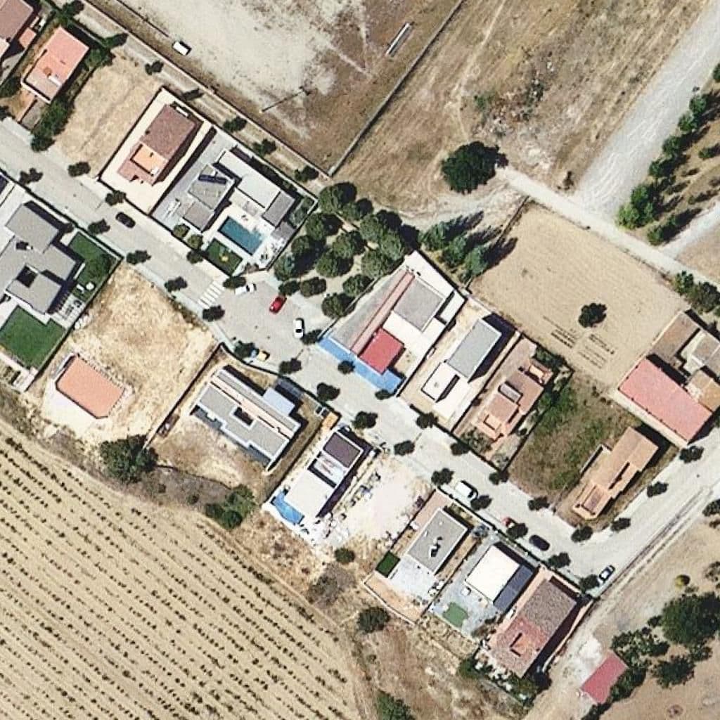 Вид згори на територію школи «Llar d'infants La Cabana»