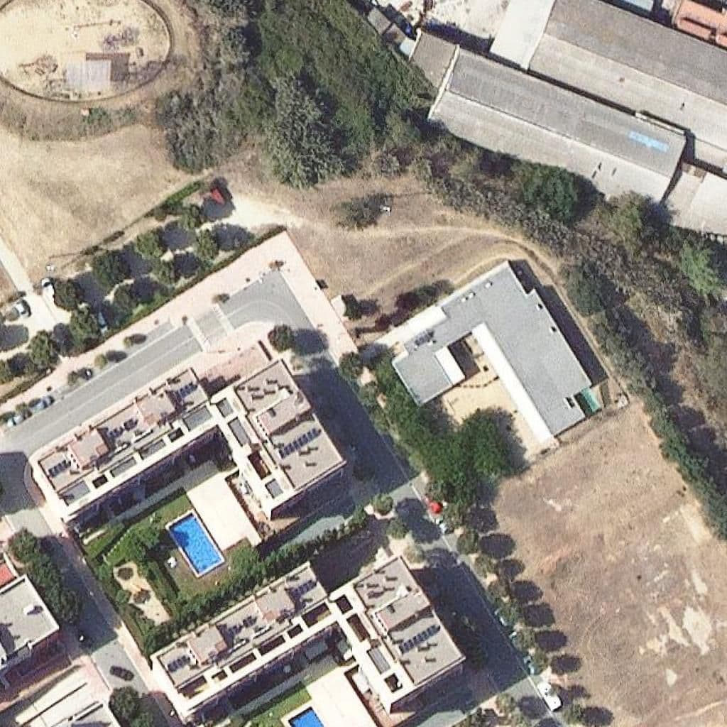 Aerial view of the grounds of Llar d'infants Els Galamons