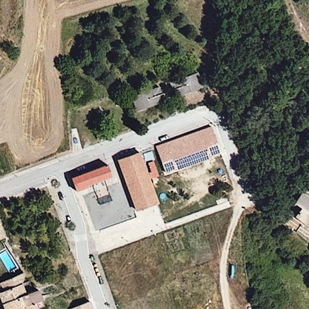 Aerial view of the grounds of Llar d'infants Gafarronets