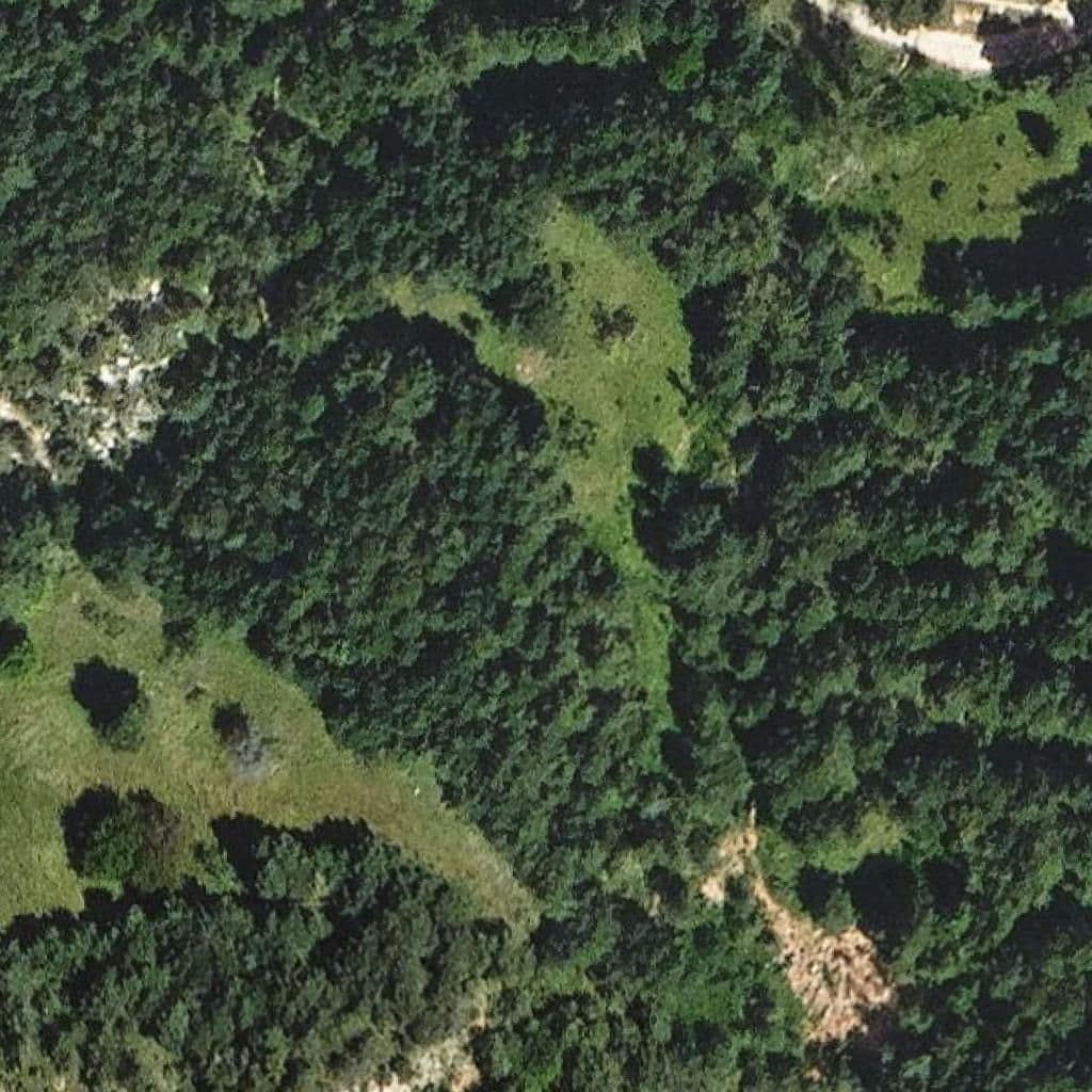 Aerial view of the grounds of Escola Pedraforca-ZER Alt Berguedà