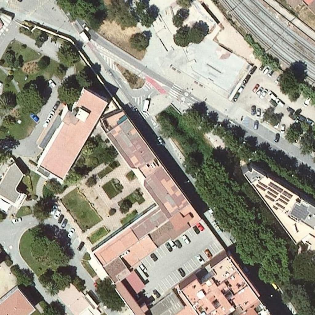 Aerial view of the grounds of UHEDI Fundació Hospitalàries Sant Boi - UACA - UHEDI