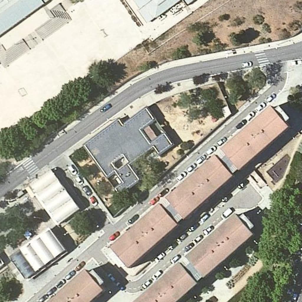 Aerial view of the grounds of Llar D'infants Pinotxo