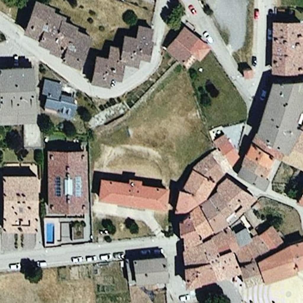 Aerial view of the grounds of Escola Les Moreres - ZER Vall de Ter