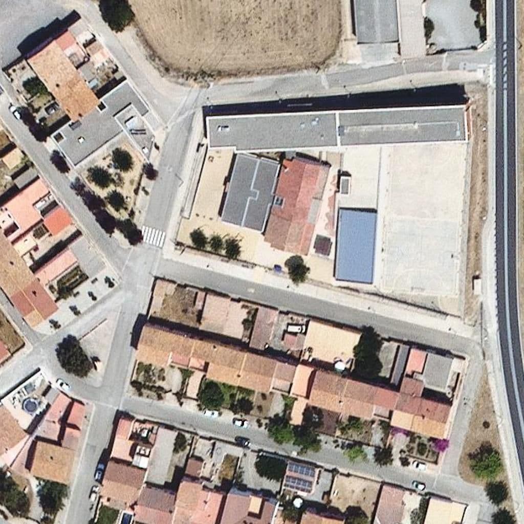 Aerial view of the grounds of Escola de Llers