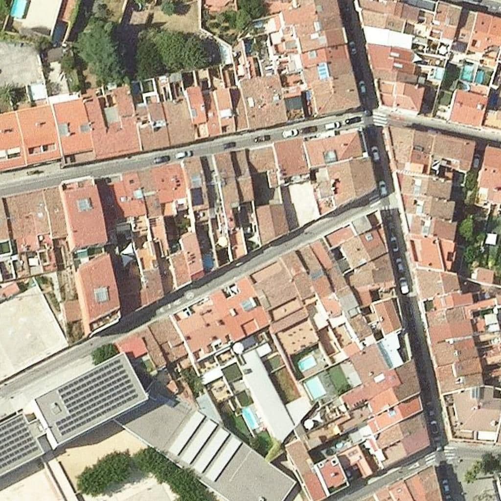 Aerial view of the grounds of Lli Privada Petita Mimosa