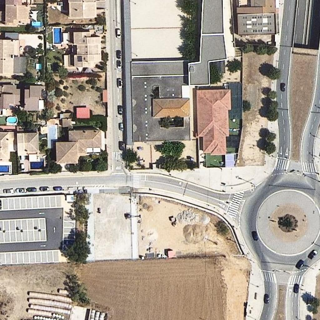 Aerial view of the grounds of Llar d'infants El Girasol
