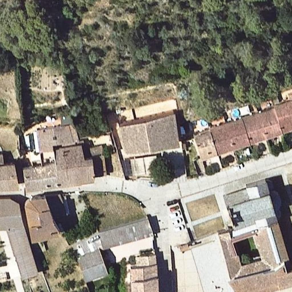 Aerial view of the grounds of Llar d'infants Can Geli de l'Era