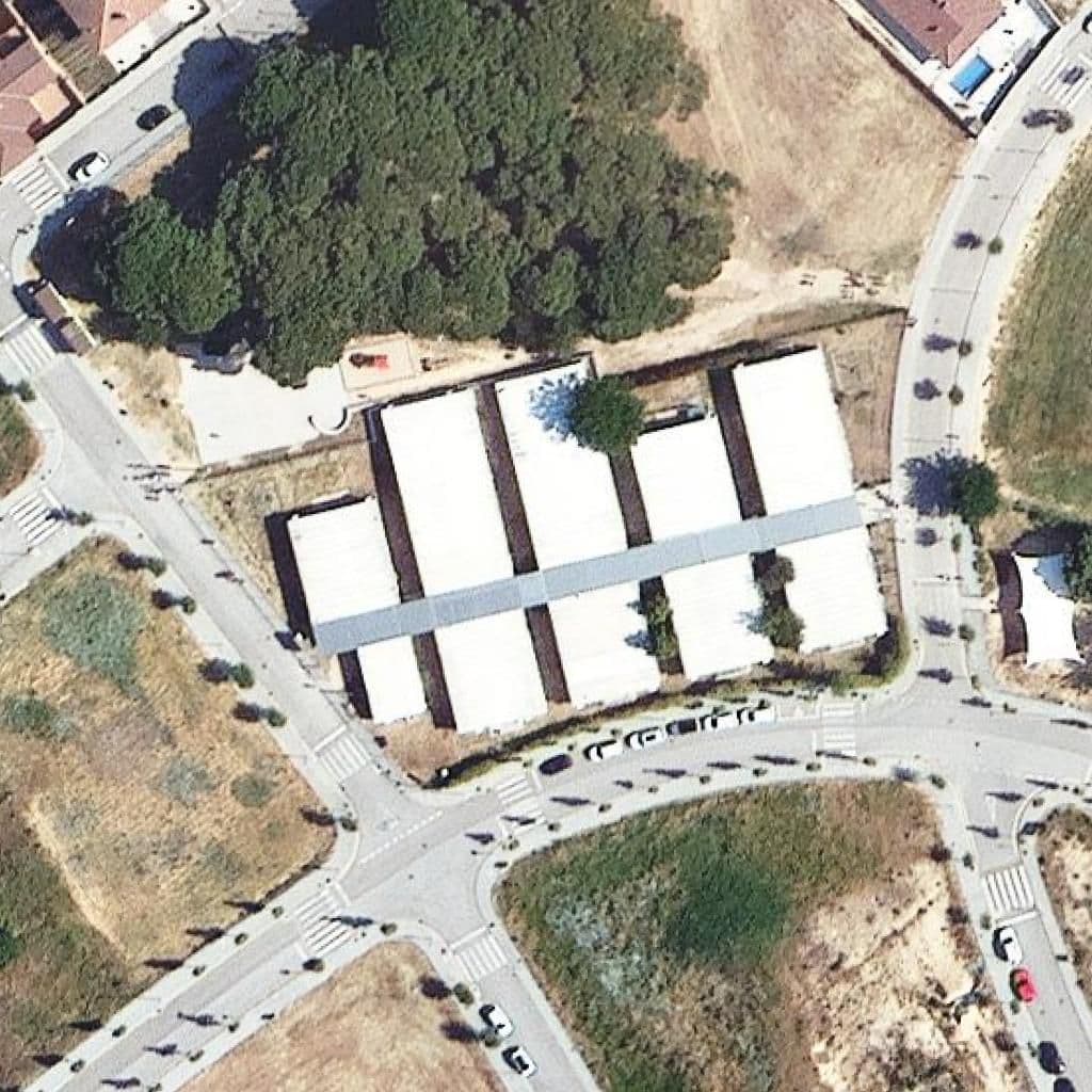 Aerial view of the grounds of Institut de Sils