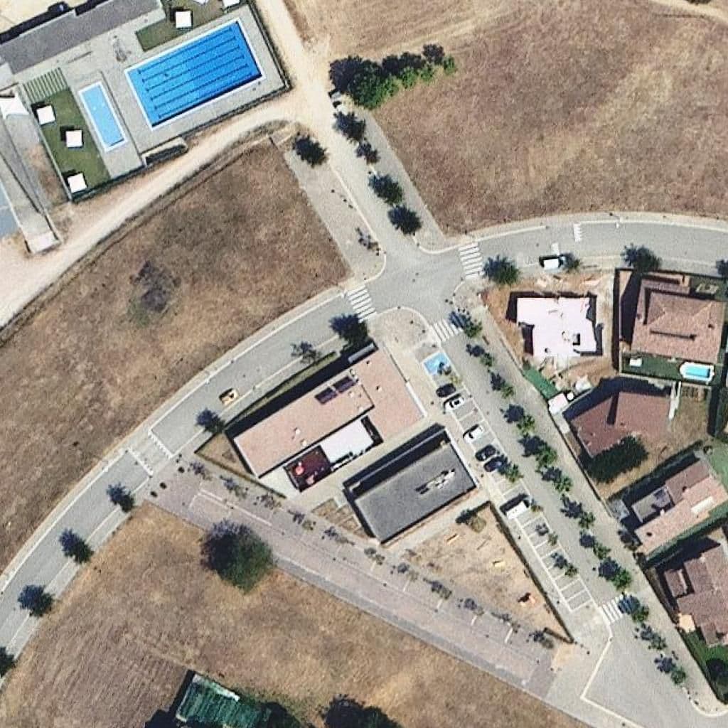 Aerial view of the grounds of Escola Bressol Aiguaviva