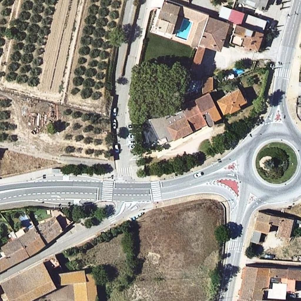 Aerial view of the grounds of Llar d'infants El Montori