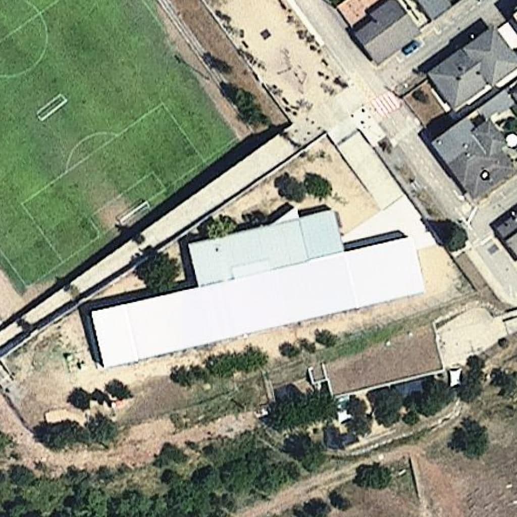 Aerial view of the grounds of Llar d'infants El Petit Lledoner