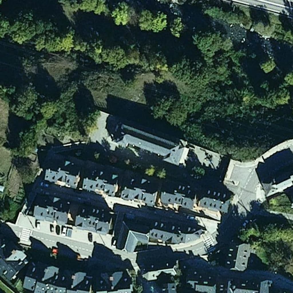 Aerial view of the grounds of Escola Casteth Leon - ZER Val d'Aran