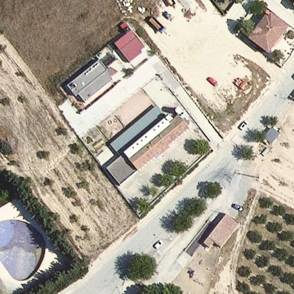 Aerial view of the grounds of Escola Arc d'Adà - ZER L'Oliver