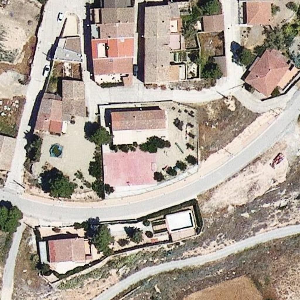 Aerial view of the grounds of Escola de Torrebesses - ZER L'Eral