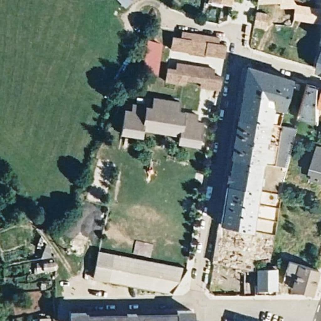 Aerial view of the grounds of Escola Vidal i Abad - ZER Alta Ribagorça