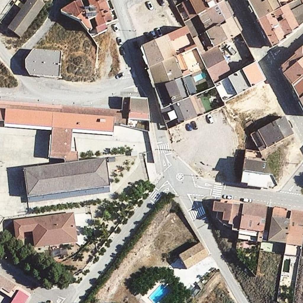 Aerial view of the grounds of Llar d'infants Merli