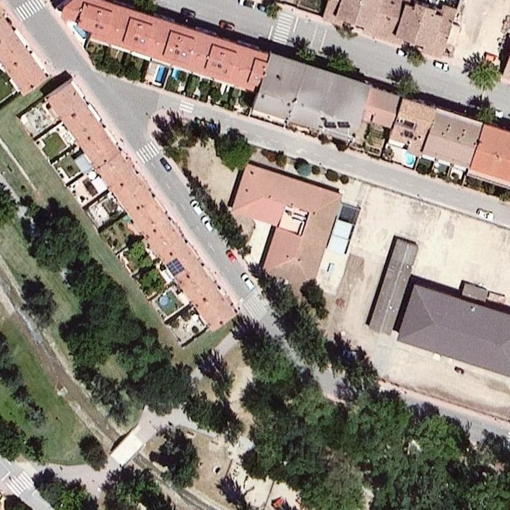 Aerial view of the grounds of Llar d'infants Municipal l'Era d'Agramunt