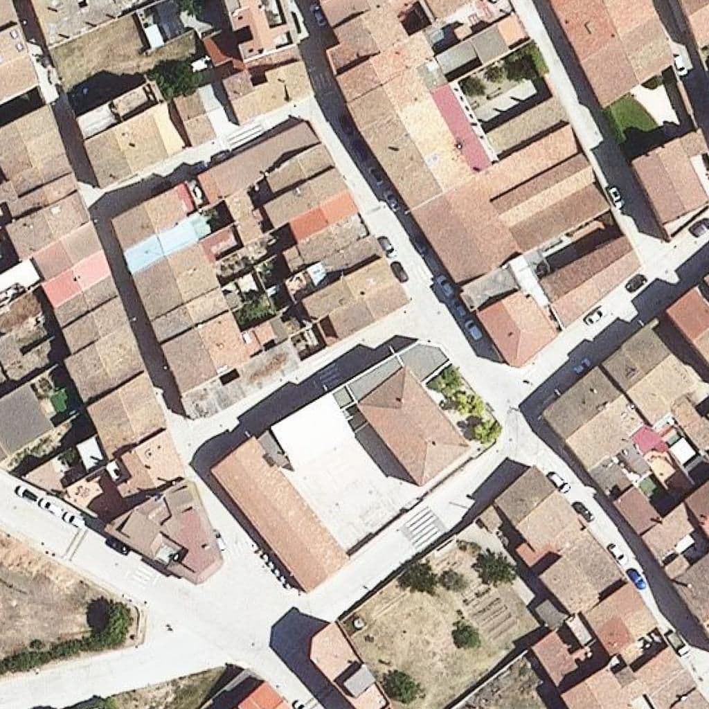 Aerial view of the grounds of Llar d'infants El Patufet