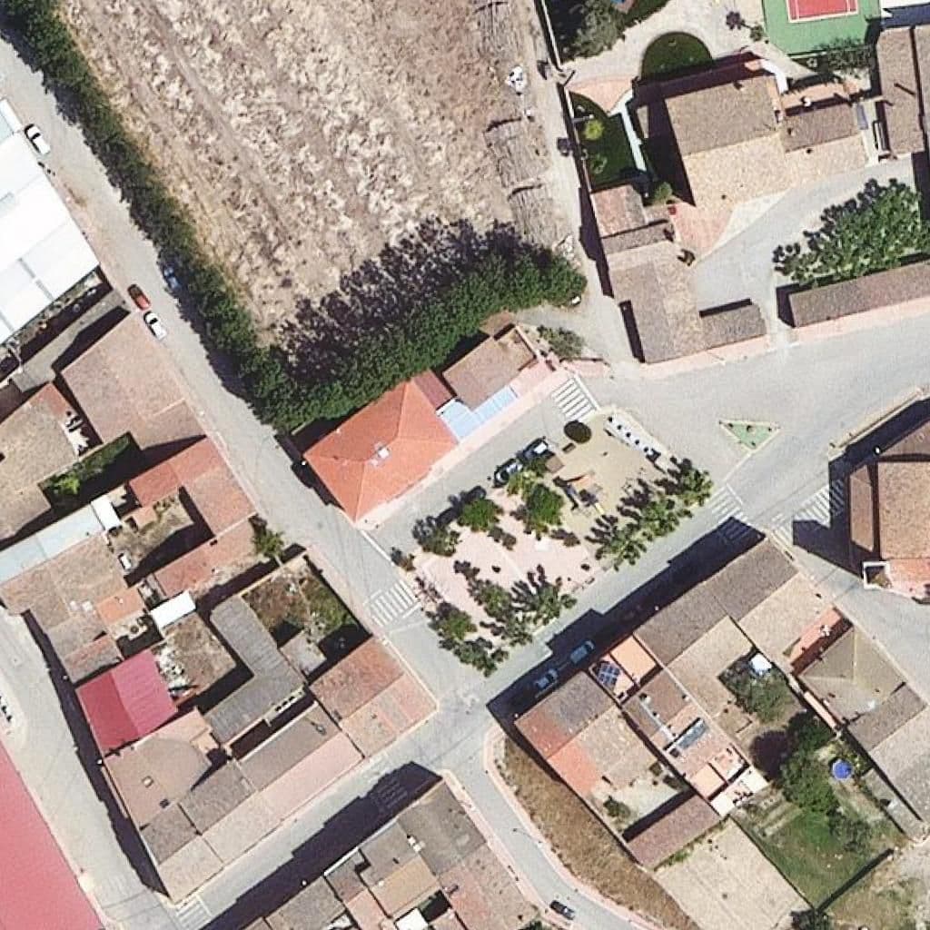 Aerial view of the grounds of Llar d'infants de Vila-sana